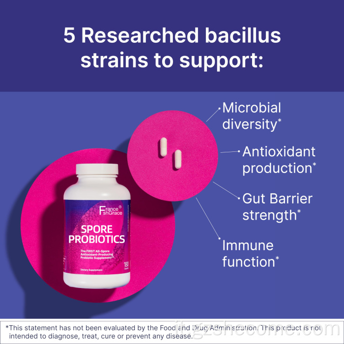 Probiotici basati su spore integratori di salute intestinale